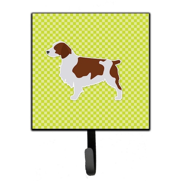 Jensendistributionservices Welsh Springer Spaniel Checkerboard Green Leash or Key Holder MI1654234 - main
